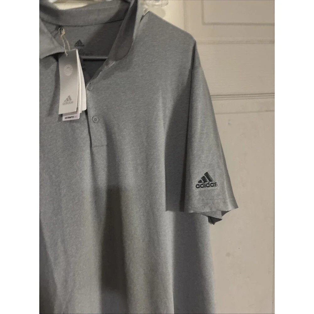 Adidas Men's Ultimate 365 Aeroready Heather Golf Polo Shirt – Size 2xl
